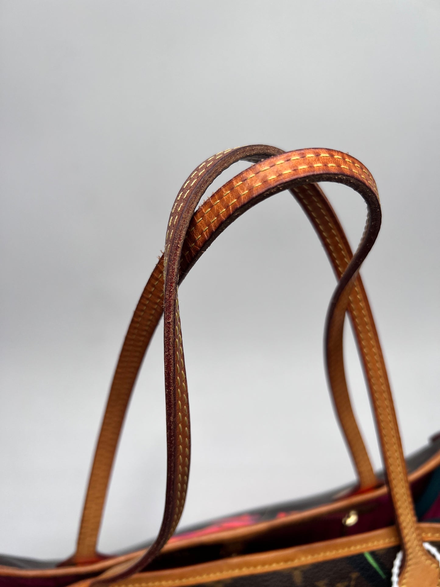 Louis Vuitton Brown Handbags Nevefull Roses MM