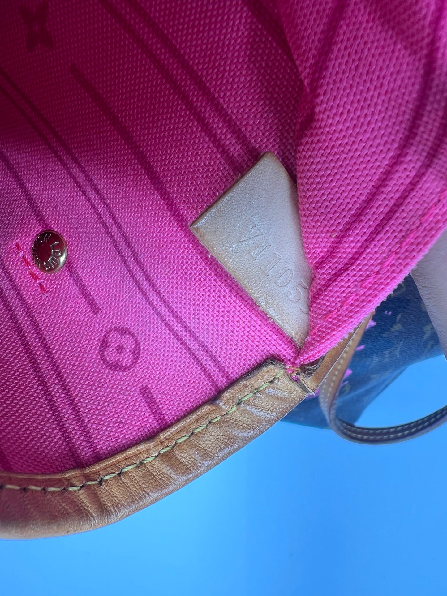 Louis Vuitton Brown Handbags Nevefull Roses MM